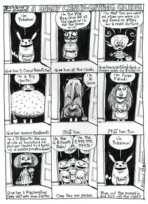 Richard's Poor Almanac on Monday October 26, 2015 Comic Strip