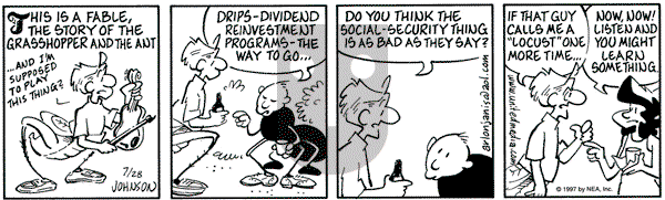 Arlo and Janis on Monday July 28, 1997 Comic Strip