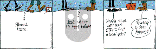 The Knight Life on Friday March 13, 2015 Comic Strip