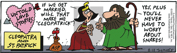 Frank and Ernest on Tuesday August 12, 2003 Comic Strip
