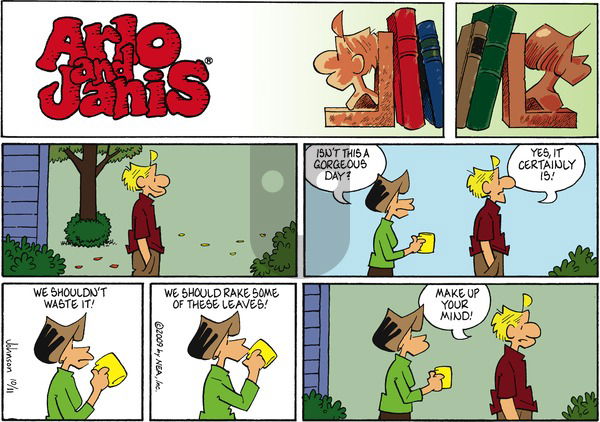 Arlo and Janis on Sunday October 11, 2009 Comic Strip