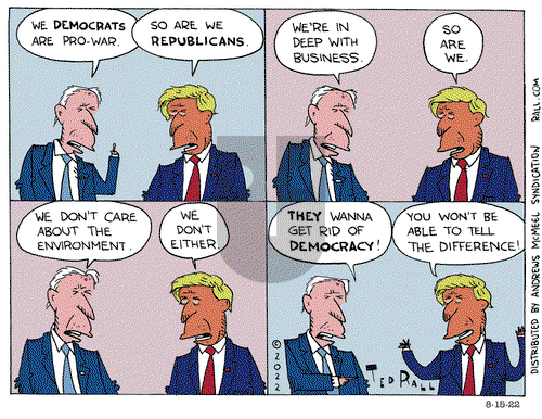 Ted Rall - Monday August 15, 2022 Comic Strip