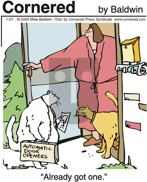 Cornered on Thursday January 27, 2000 Comic Strip