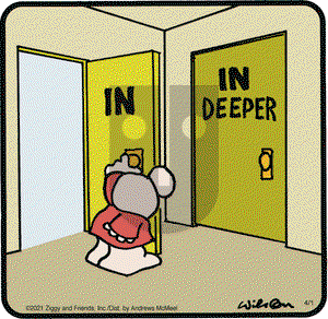 Ziggy on Thursday April 1, 2021 Comic Strip