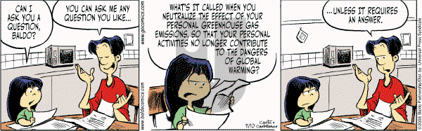 Baldo on Monday November 10, 2008 Comic Strip