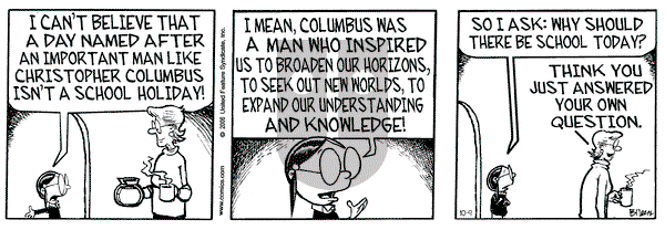 Grand Avenue on Monday October 9, 2006 Comic Strip