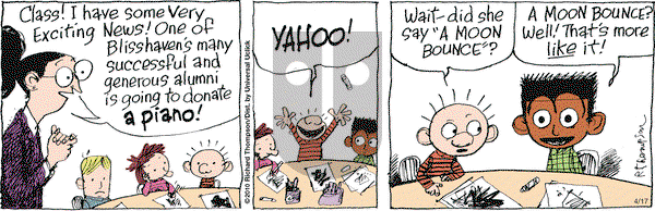 Cul de Sac on Friday April 17, 2015 Comic Strip
