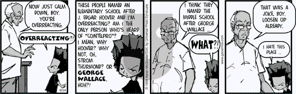 The Boondocks on Thursday March 27, 2014 Comic Strip