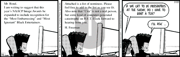 The Boondocks on Friday September 25, 2009 Comic Strip