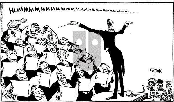 Pat Oliphant - Thursday September 13, 1990 Comic Strip