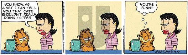 Garfield on Wednesday September 9, 2009 Comic Strip