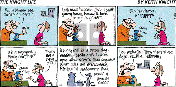 The Knight Life on Sunday October 9, 2011 Comic Strip