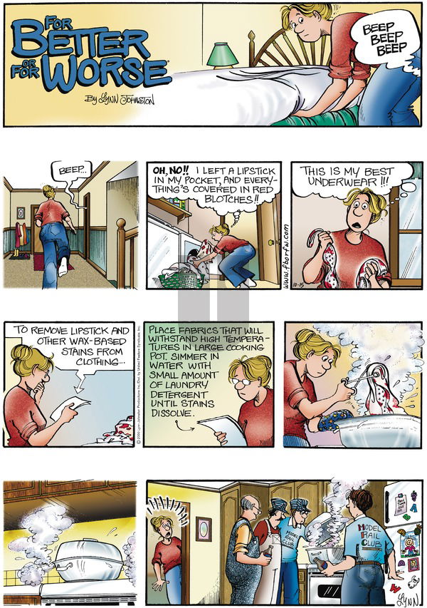 For Better or For Worse on Sunday October 15, 2000 Comic Strip
