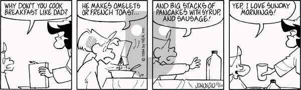 Arlo and Janis on Tuesday November 15, 1994 Comic Strip