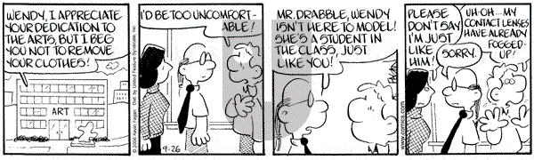 Drabble on Tuesday September 26, 2006 Comic Strip