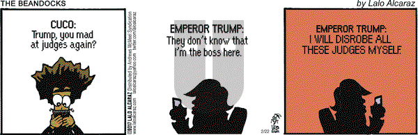 La Cucaracha on Wednesday February 22, 2017 Comic Strip