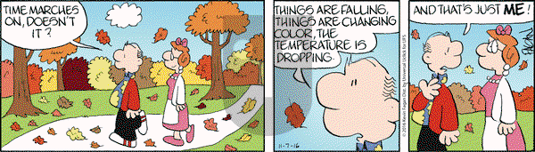 Drabble on Monday November 7, 2016 Comic Strip