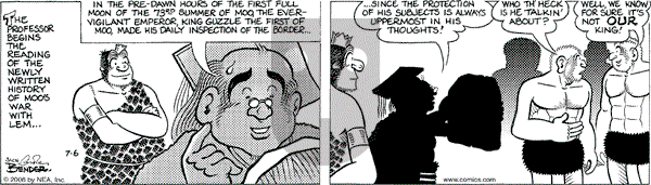 Alley Oop on Thursday July 6, 2006 Comic Strip