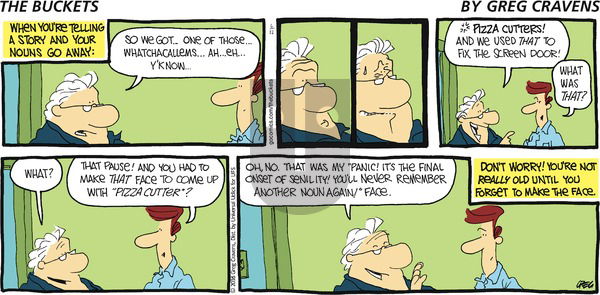 The Buckets on Sunday June 12, 2016 Comic Strip