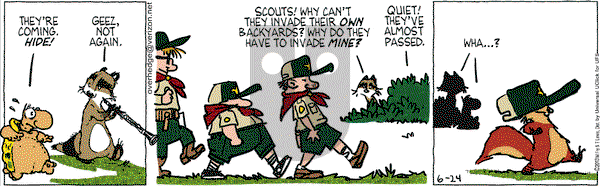 Over the Hedge on Monday June 24, 2013 Comic Strip