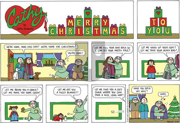 Cathy Classics on Sunday December 23, 2007 Comic Strip