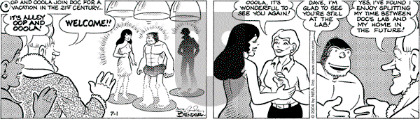 Alley Oop on Thursday July 1, 2004 Comic Strip