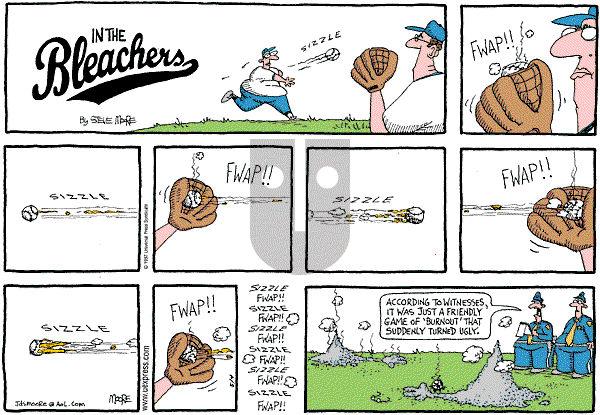 In the Bleachers - Sunday May 4, 1997 Comic Strip