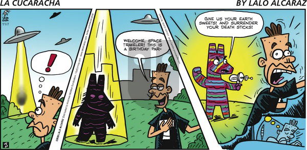 La Cucaracha - Sunday November 7, 2021 Comic Strip