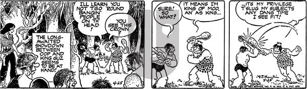 Alley Oop on Monday April 25, 1949 Comic Strip
