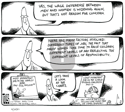 Tom Toles on Monday November 3, 1997 Comic Strip