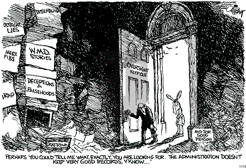 Pat Oliphant on Monday November 13, 2006 Comic Strip