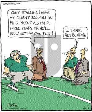 In the Bleachers on Saturday September 13, 2003 Comic Strip