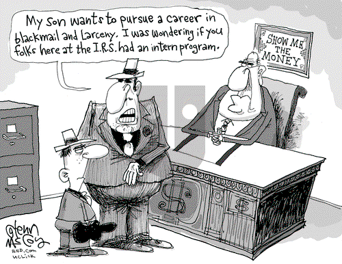 Glenn McCoy on Monday April 15, 2013 Comic Strip