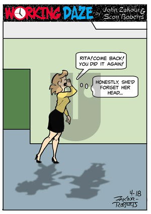 Working Daze on Friday April 18, 2025 Comic Strip