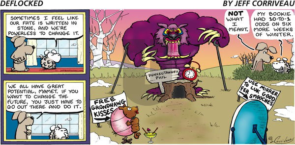 DeFlocked on Sunday February 1, 2009 Comic Strip