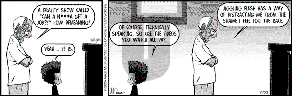 The Boondocks on Thursday April 26, 2012 Comic Strip