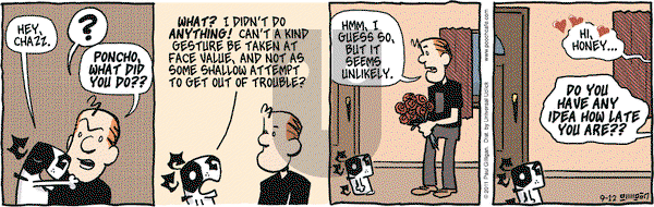 Pooch Cafe on Monday September 12, 2011 Comic Strip