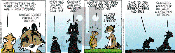 Over the Hedge on Tuesday June 7, 2016 Comic Strip