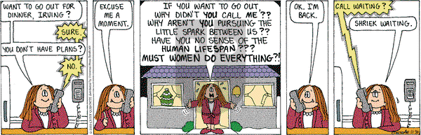 Cathy Classics on Thursday November 30, 2000 Comic Strip