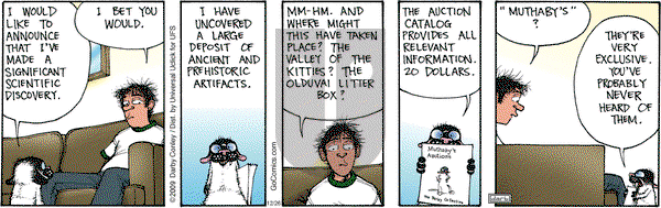 Get Fuzzy on Monday December 26, 2011 Comic Strip