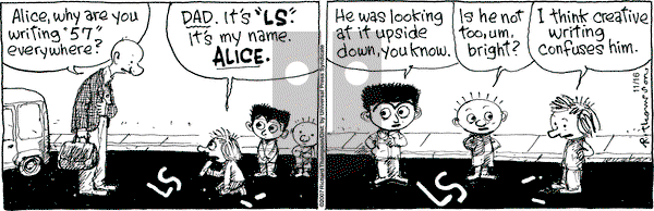 Cul de Sac on Saturday November 17, 2007 Comic Strip