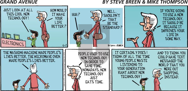 Grand Avenue on Sunday June 2, 2013 Comic Strip