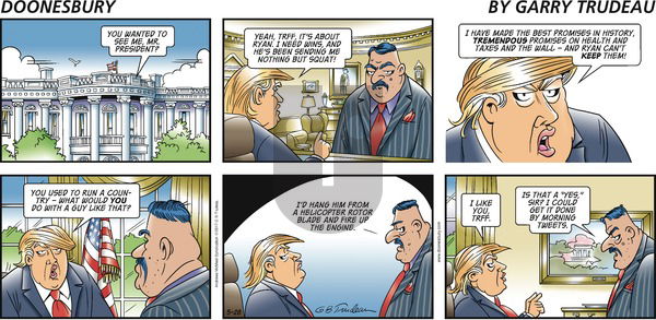 Doonesbury on Sunday May 28, 2017 Comic Strip