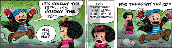 Nancy on Thursday February 12, 2009 Comic Strip