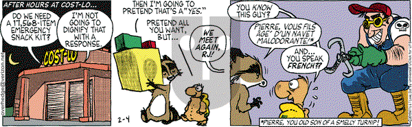 Over the Hedge on Wednesday February 4, 2015 Comic Strip