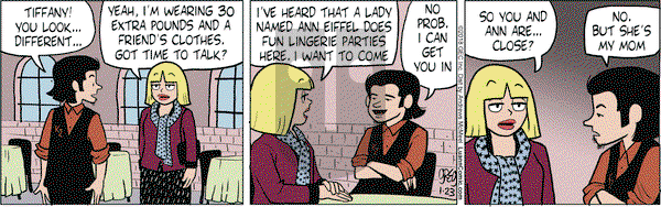 Luann on Tuesday January 23, 2018 Comic Strip