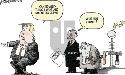 Robert Ariail - Tuesday March 25, 2025 Comic Strip