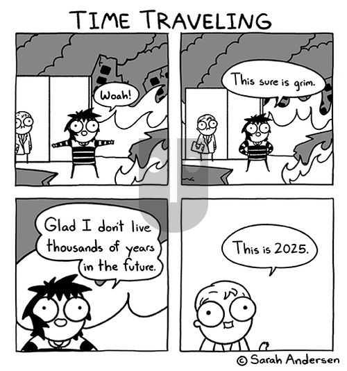 Sarah's Scribbles on Wednesday January 1, 2025 Comic Strip