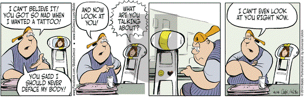 Baldo - Friday April 4, 2014 Comic Strip