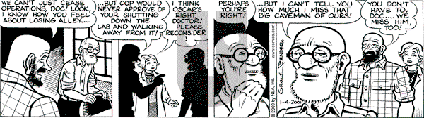 Alley Oop on Thursday January 4, 2001 Comic Strip